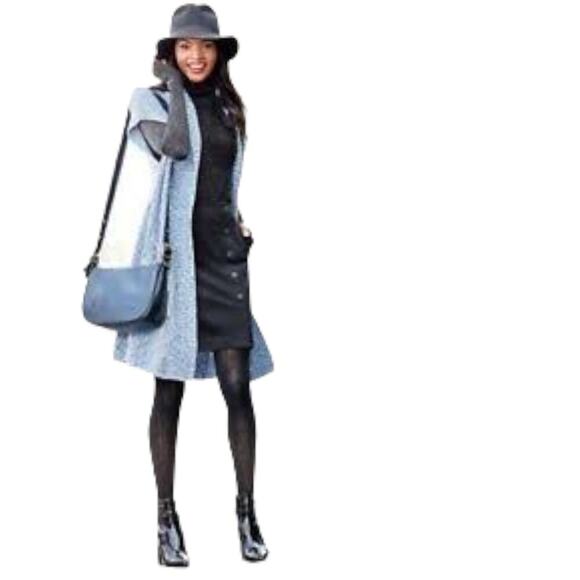 CAbi Love Carol Napa Knit Blue Cardigan Sweater Duster Size Small S #3165 - Picture 1 of 15